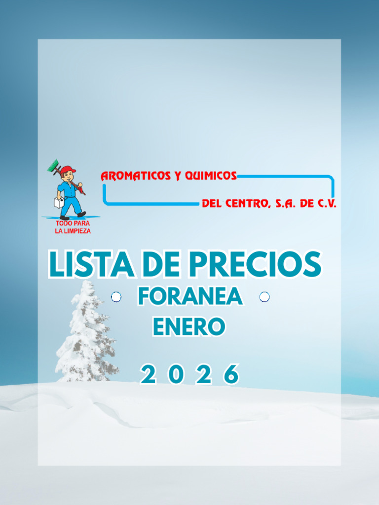Lista de Precios FORANEA 09016 | PDF