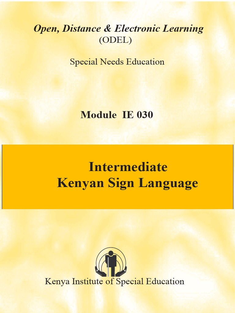 IE 030 Intermediete Ksl MODULE | PDF | Attitude (Psychology) | Deafness