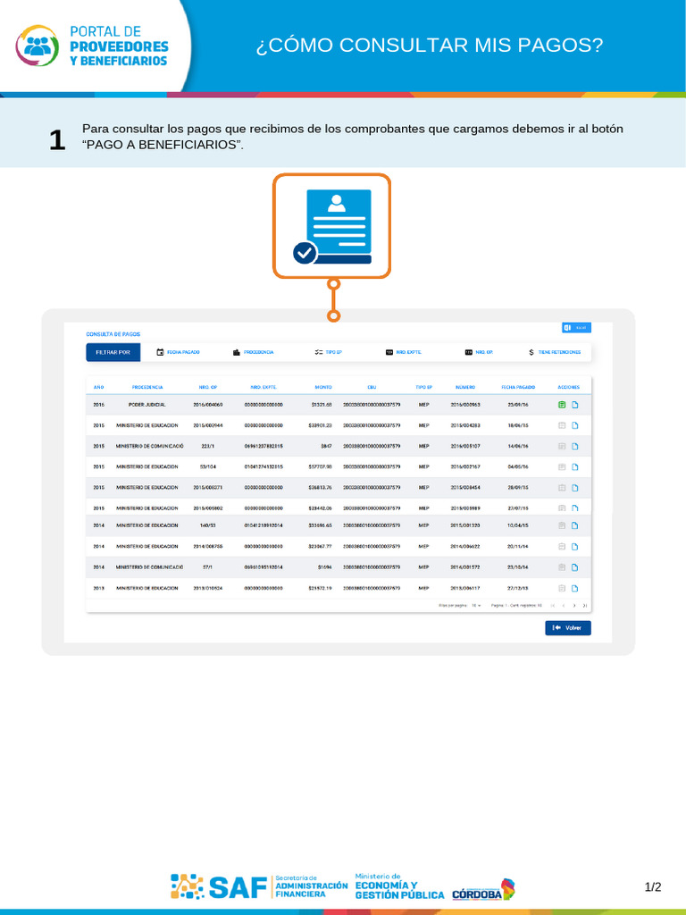 ¿Como Consultar Mis Pagos | PDF