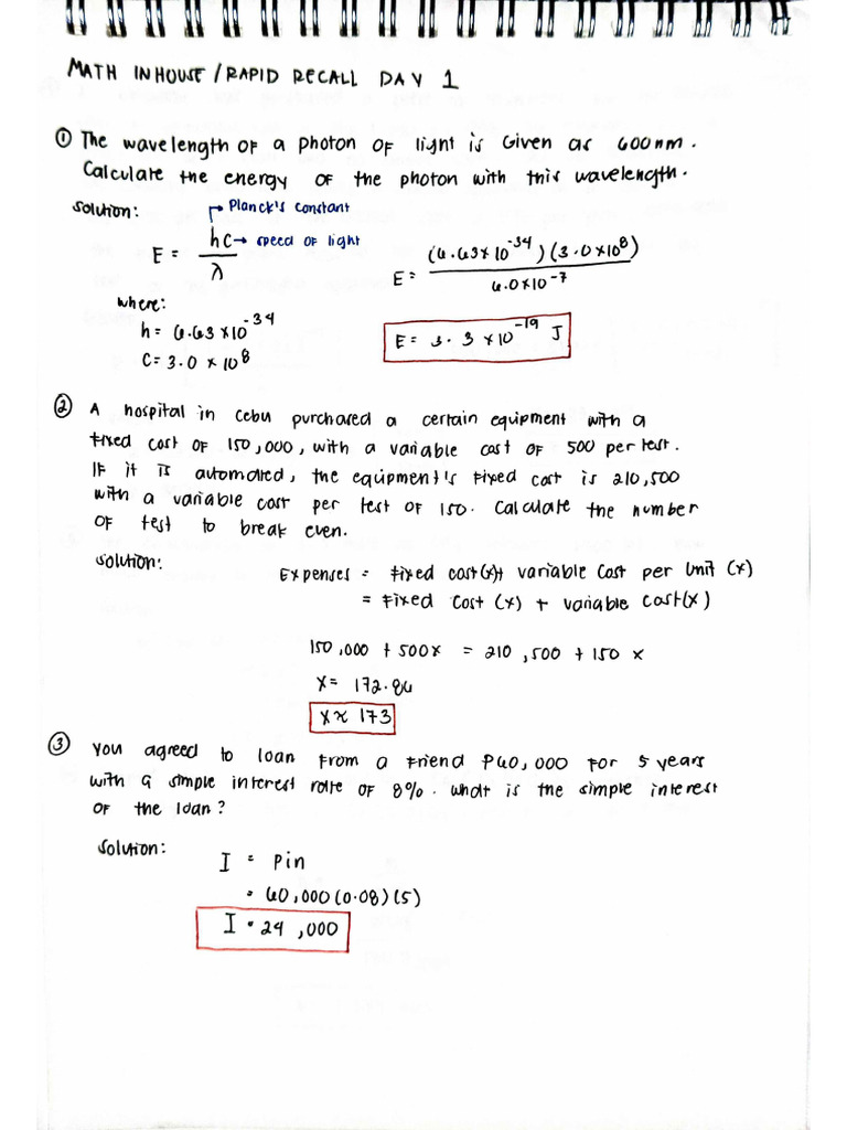 Inhouse D1 MATH | PDF