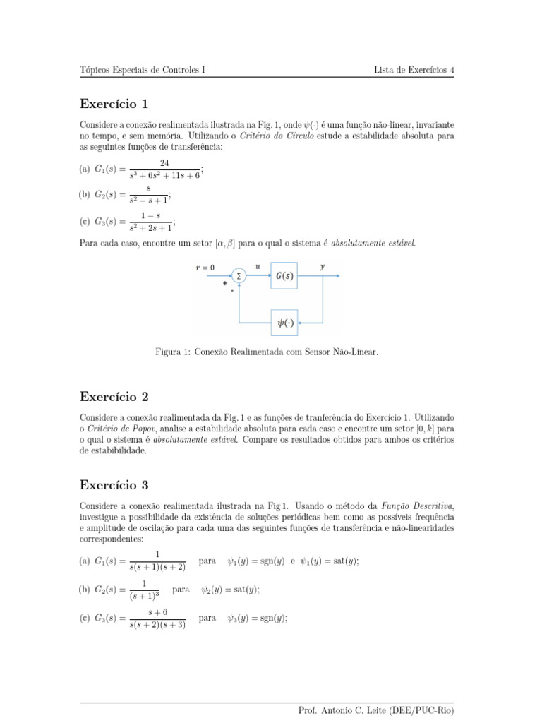 Lista 4 | PDF | Matriz (Matemática) | Torque