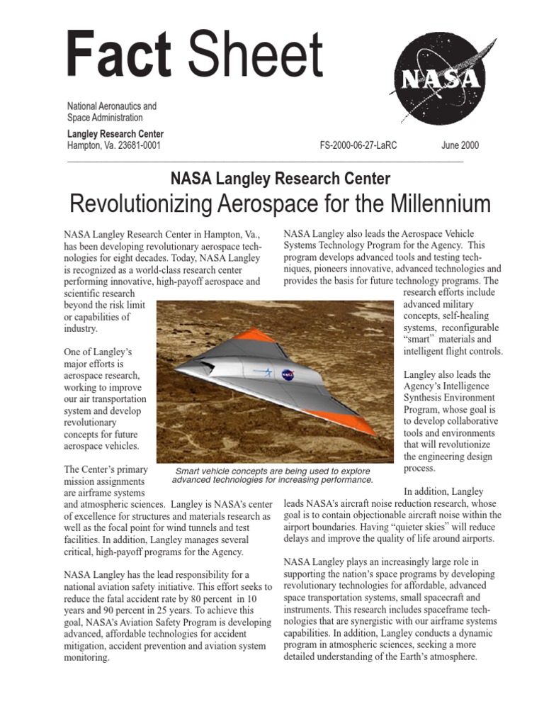 NASA Langley Research Center Overview | PDF