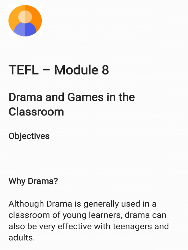Tefl Module 8 Official | PDF