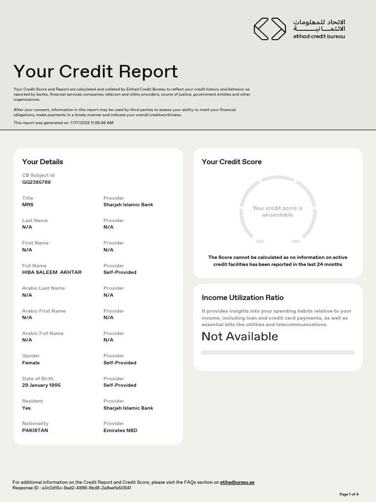 Credit Report_17-07-2025_1752739171621 | PDF | Credit History | Credit ...