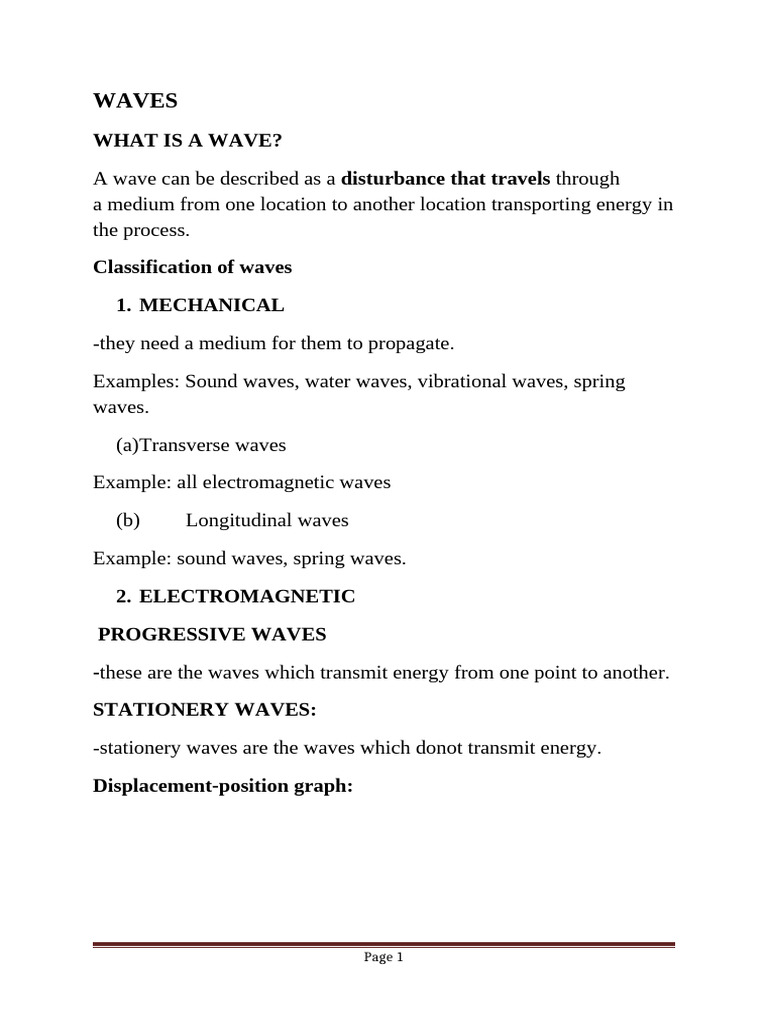 Waves General Properties | PDF | Waves | Electromagnetic Radiation