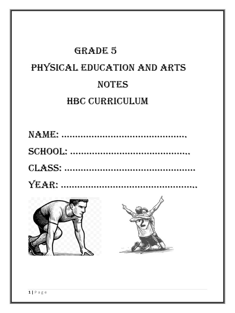 Grade 5 Pe and Arts Notes | PDF | Digestion | Composition (Visual Arts)