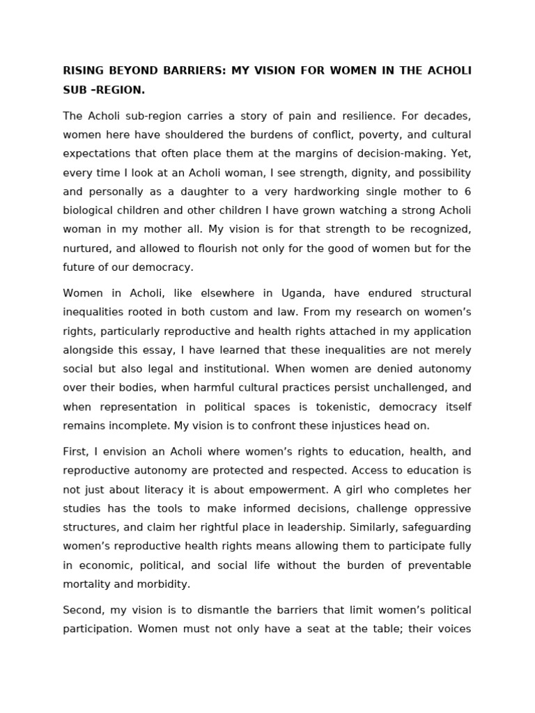 RISING BEYOND BARRIERS | PDF | Empowerment | Social Policy