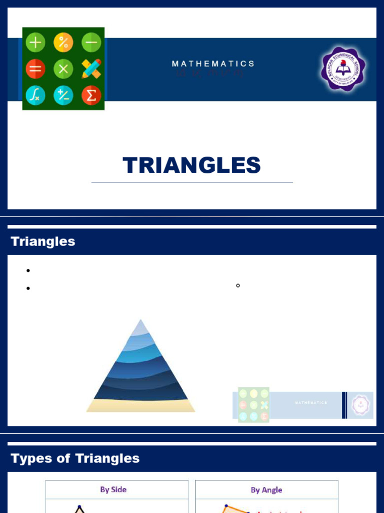 Triangles: Lesson 3 | PDF | Triangle | Elementary Geometry
