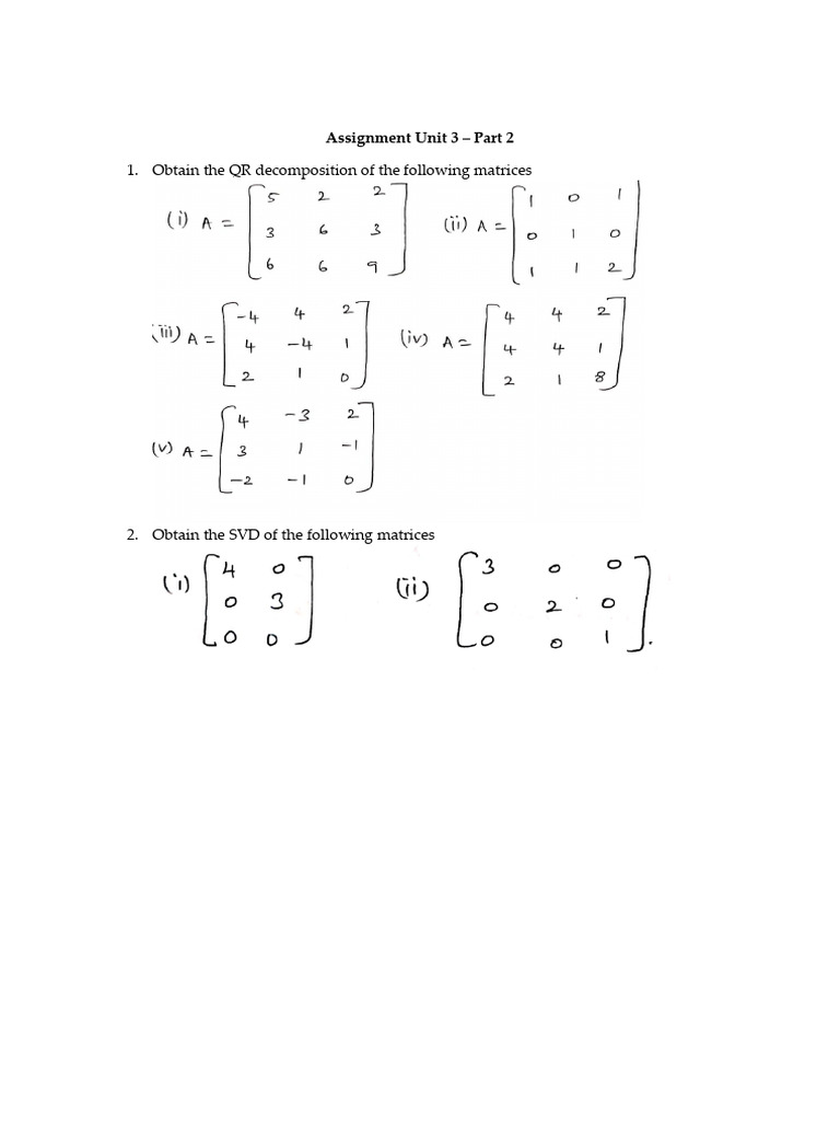 Assignment Unit 3 | PDF