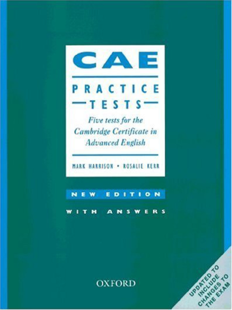 Cae Tests Full | PDF