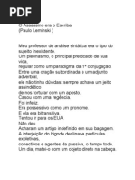 O Assassino Era o Escriba