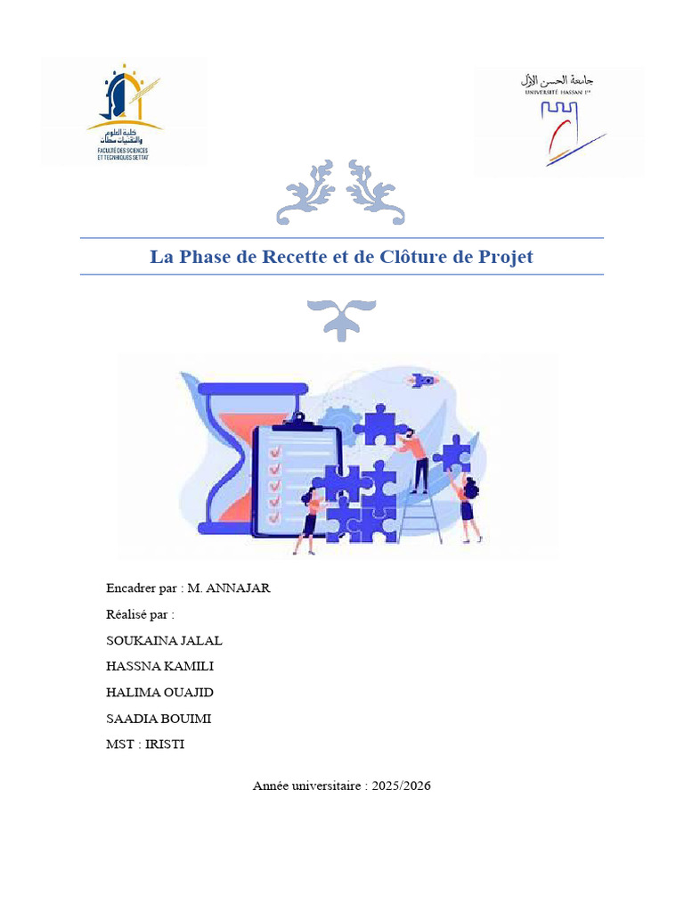 Rapport - Phase de Recette Et Cloture | PDF | Test de logiciel