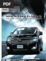 Brosur Nissan Elgrand