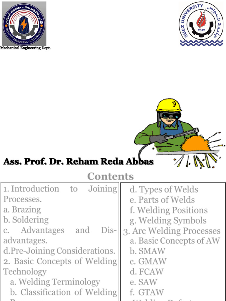 WeldingTechnology Prof - Rehamreda | PDF | Welding | Construction