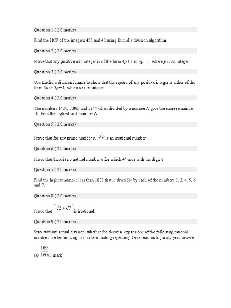 Rational Numbers | PDF