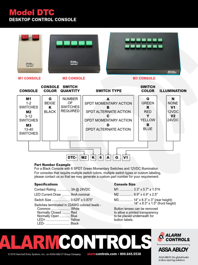 AC DTC Monitoring Stations Sell Sheet | PDF | Switch