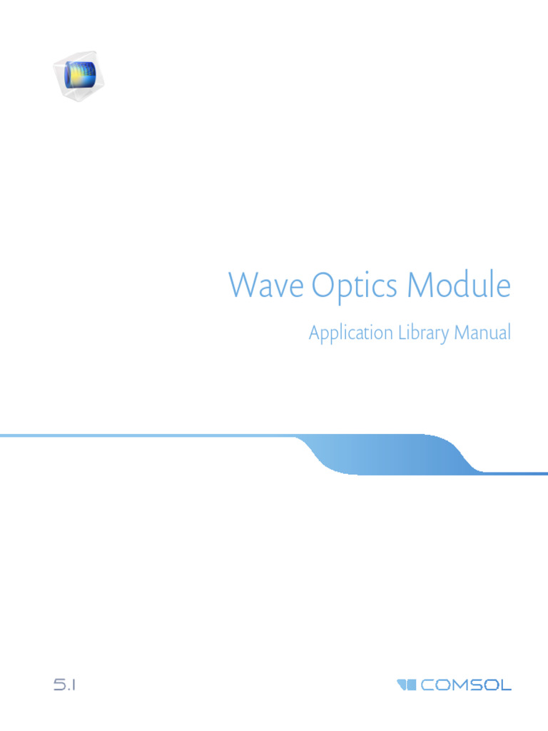 Wave Optics Application Library Manual | PDF | Polarization (Waves) | Waves