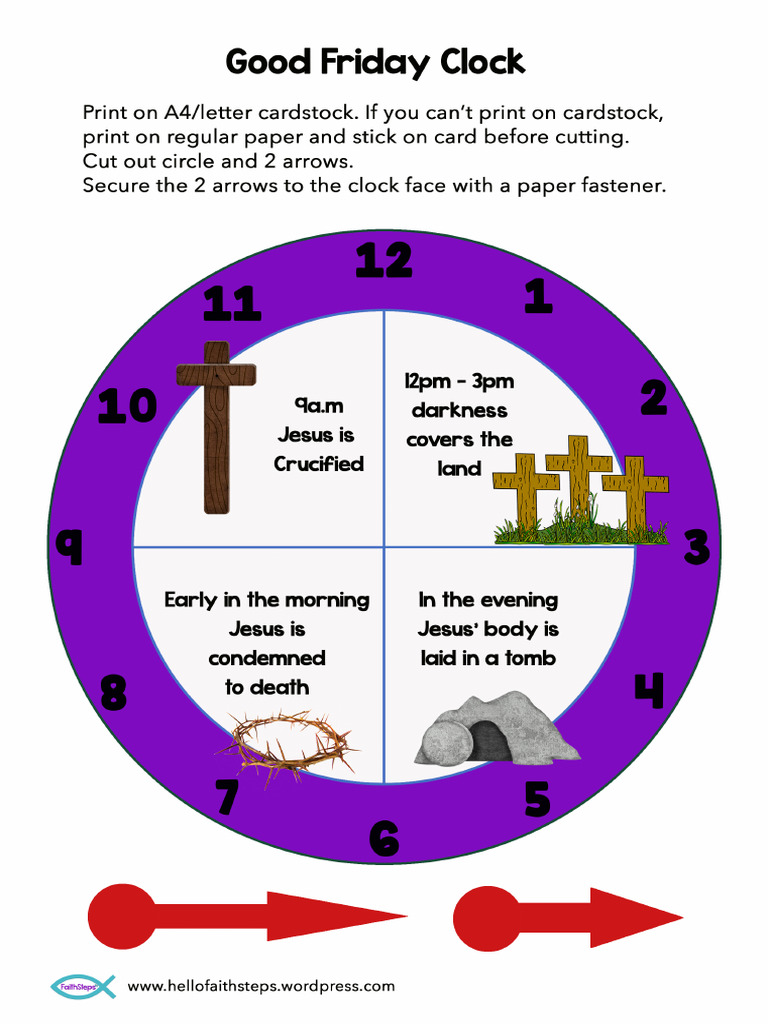 Good Friday Clock | PDF