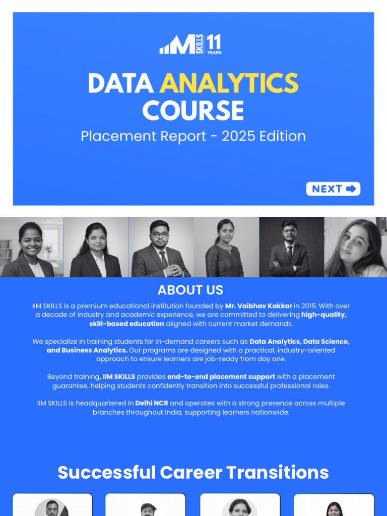 DA Placement Report | PDF | Learning | Analytics