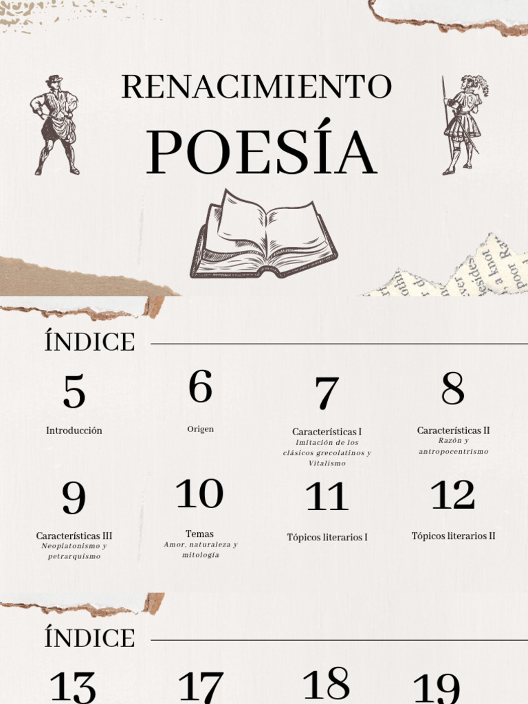PresentaciÃ³n - Renacimiento - PoesÃ­a amorosa religiosa | PDF ...