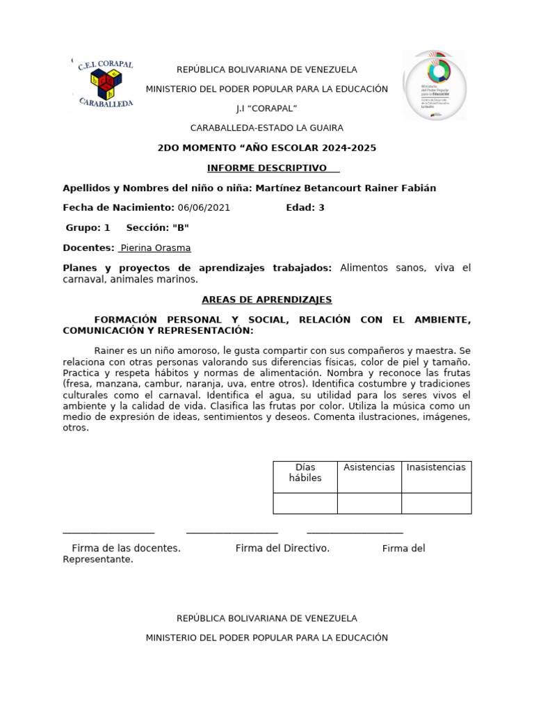 Bolela 2do Momento Pierina 2025 | PDF | Carnaval | Tiburones
