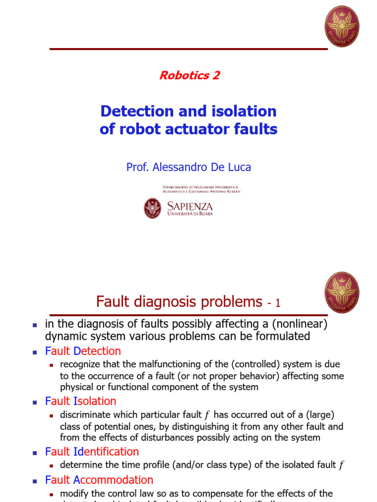 18 ActuationFaults | PDF | Robotics | System