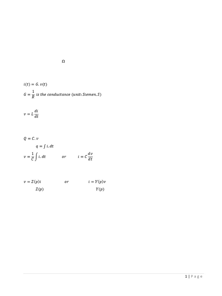 chapter one-basic concepts | PDF | Electrical Network | Electrical ...