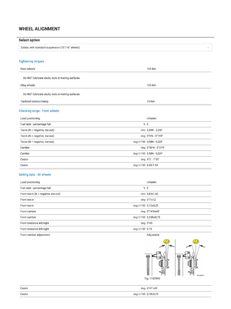 Autodata - Workshop | PDF