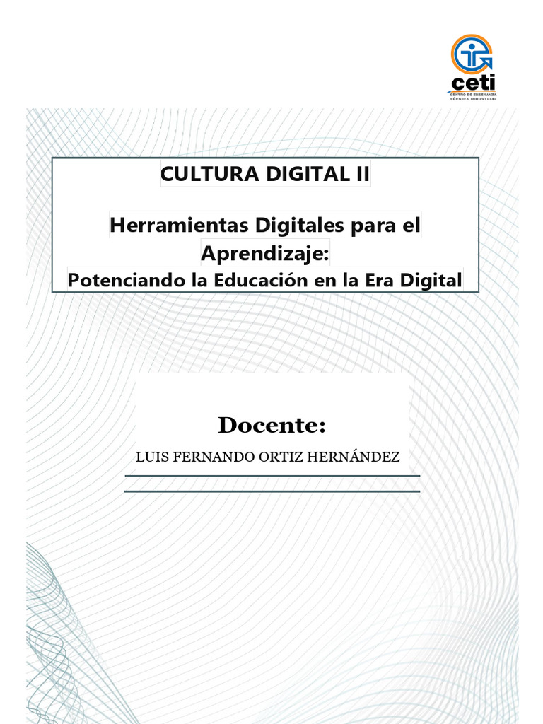 002 Herramientas Digitales para el aprendizaje | PDF | Aprendizaje ...
