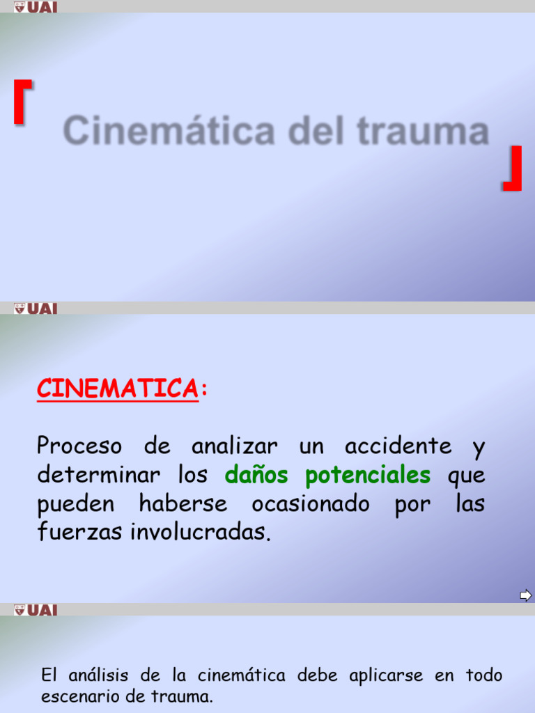 Cinemática Del Trauma | PDF | Munición | Proyectiles