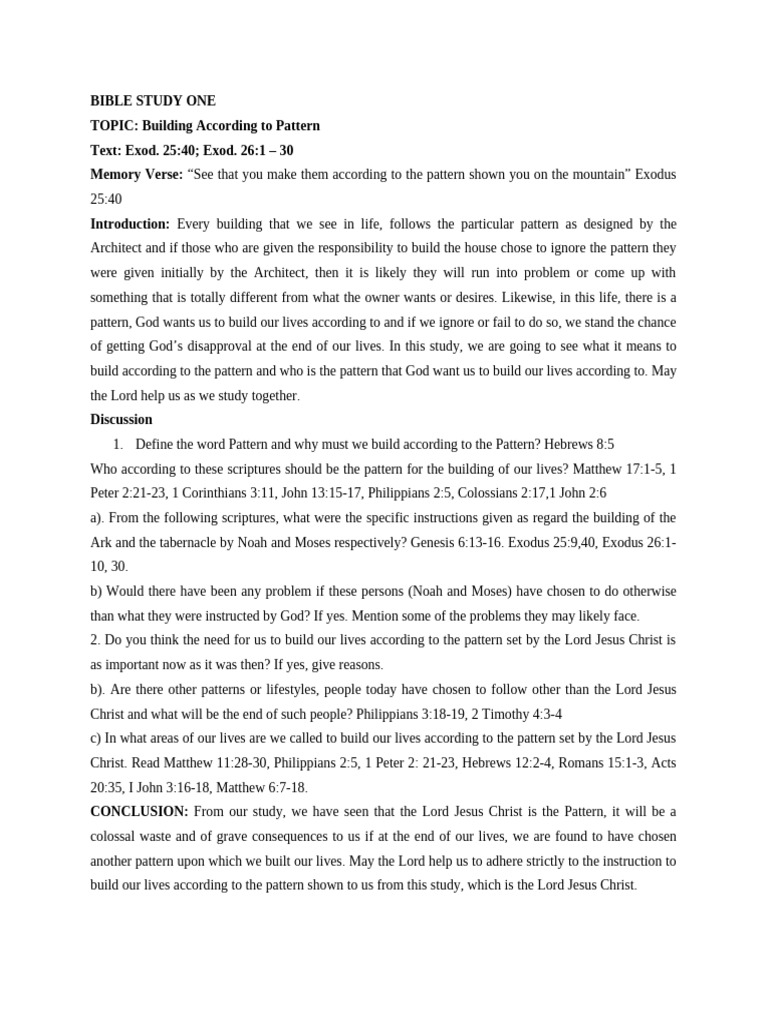 FCS Bible Study Outline | PDF | Salvation | Jesus