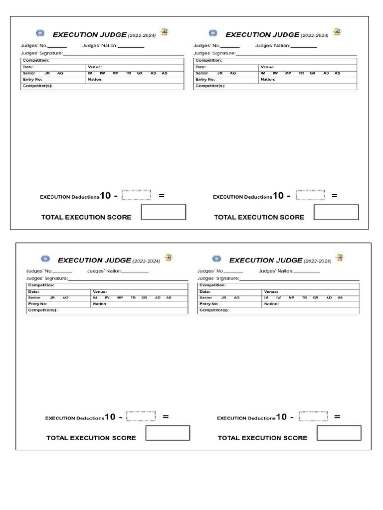 Exe Deduction Form | PDF