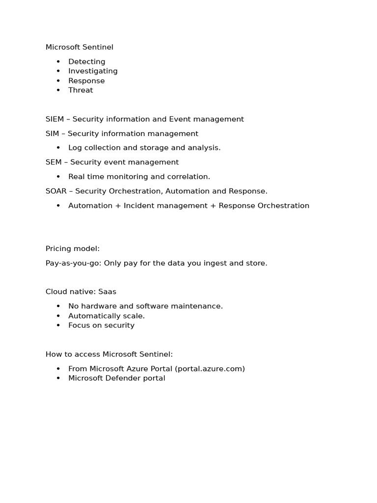 Microsoft Sentinel | PDF