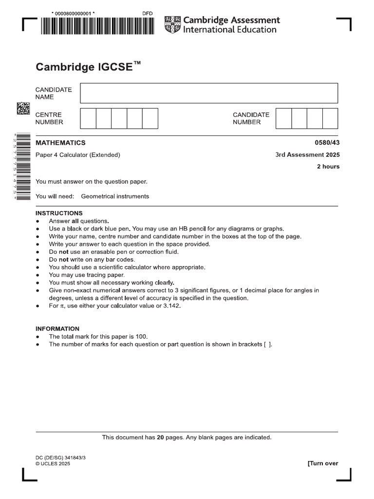 Maths P4 | PDF