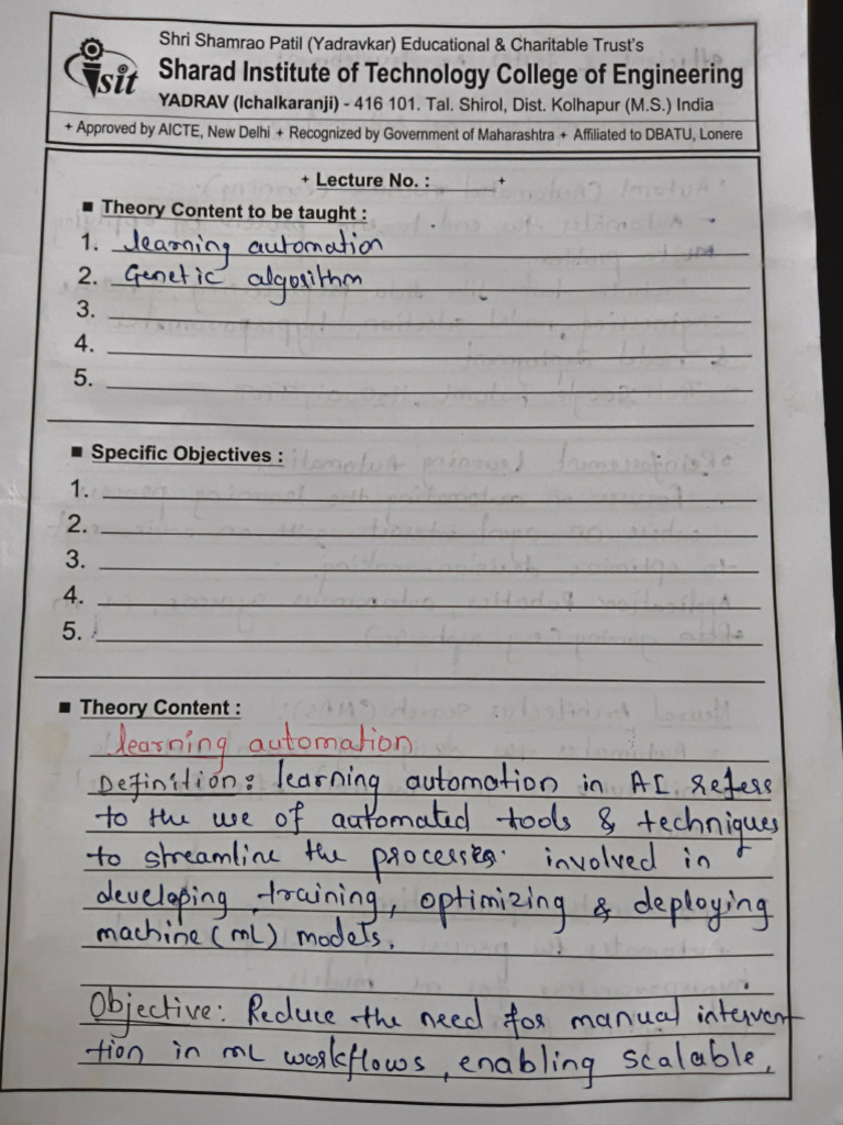 AIML 2nd Unit Notes | PDF