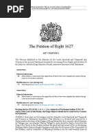 The Petition of Rights 1627