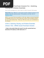 Routing Concepts and Configuration Exam | PDF | Ip Address | Router ...