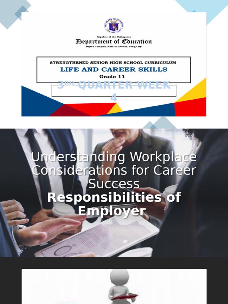 Lcs Week 4 3rd Quarter | PDF | Employment | Occupational Safety And Health