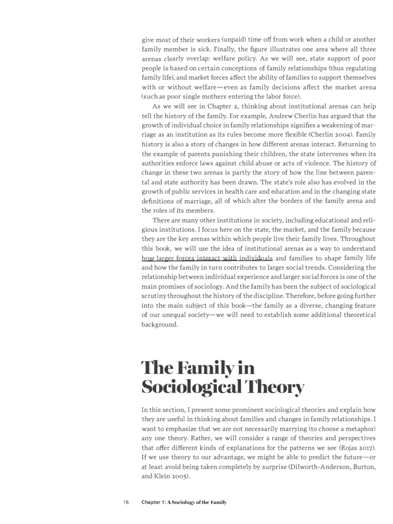 The Family Ch. 1 | PDF | Sociology | Feminism