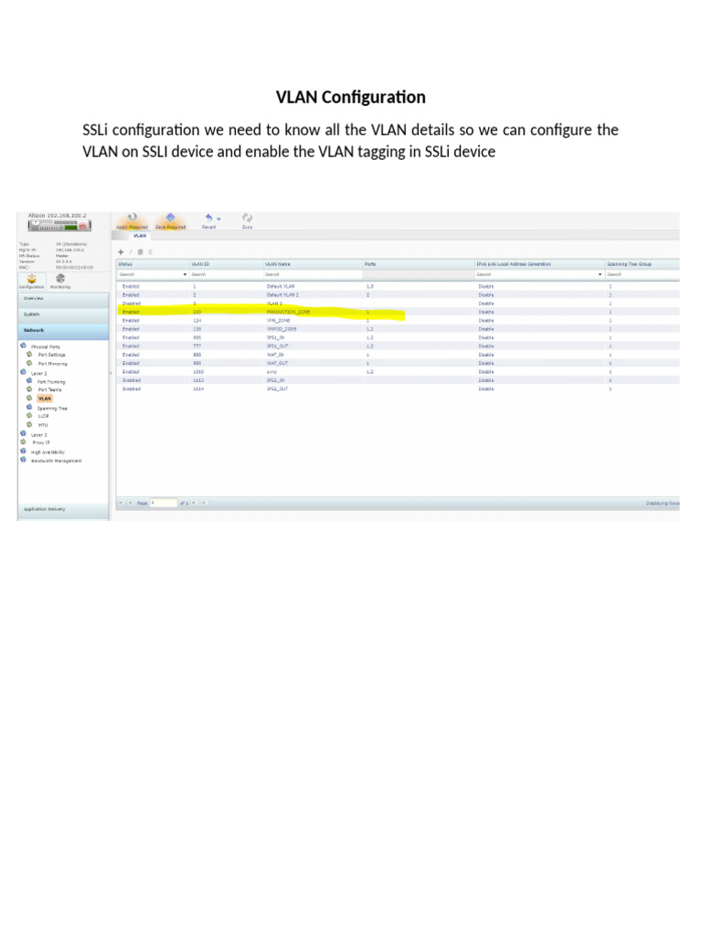 02 - VLANs Configuration | PDF