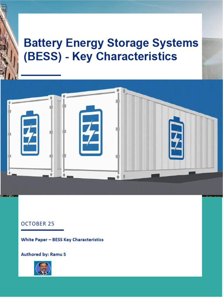 Battery Energy Storage Systems | PDF | Energy Storage | Sustainable Energy