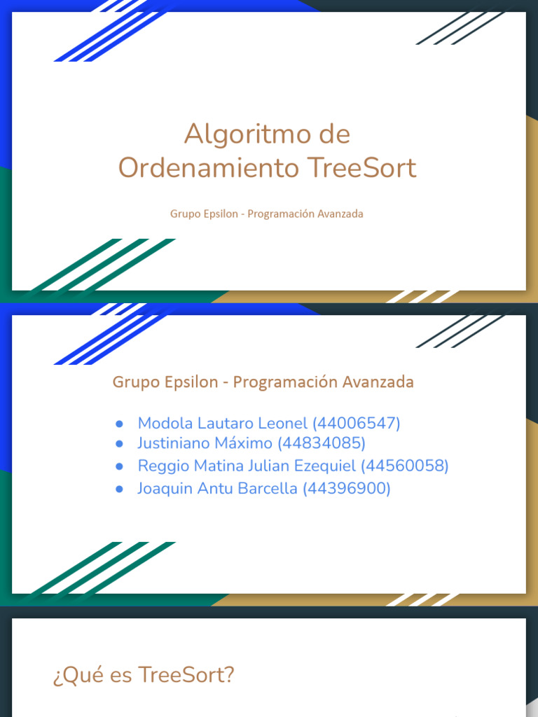 Algoritmo de Ordenamiento TreeSort | PDF | Informática teórica ...