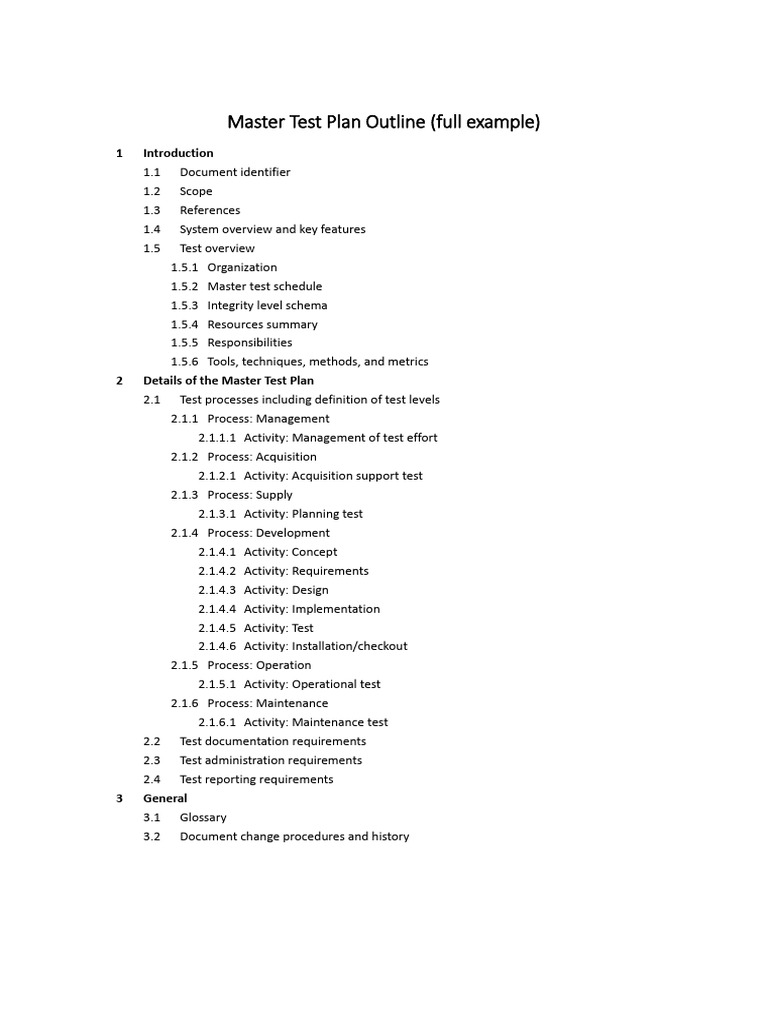MTP Outline | PDF