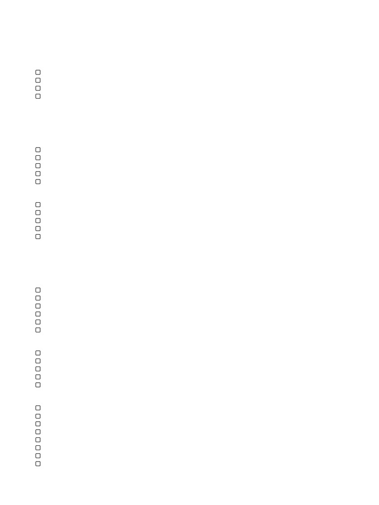 Checklist of Requirements - IGREAT Priveleges | PDF