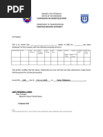 Marina Certificate of Sea Service Form | PDF | Business