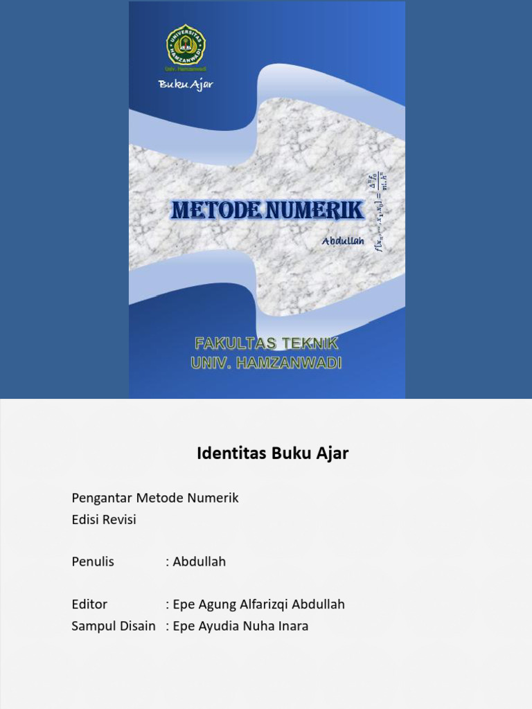 Metode Numerik-Abd25 | PDF