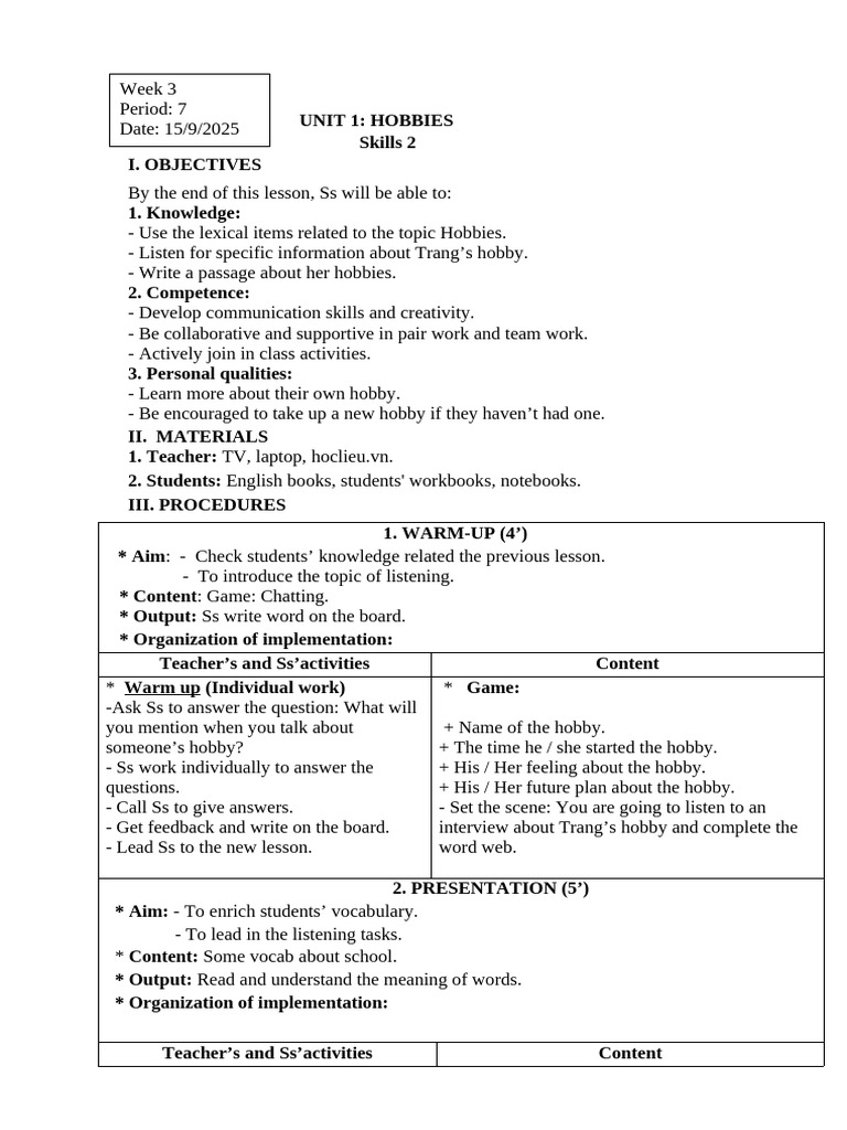 Week 3 | PDF | Vocabulary | Human Communication