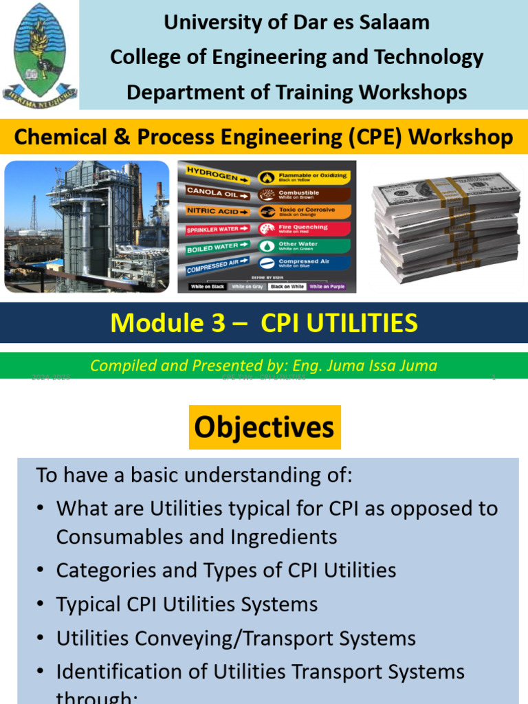 Module 3 - UTILITIES For CPI 2025-26 | PDF | Water | Fuels