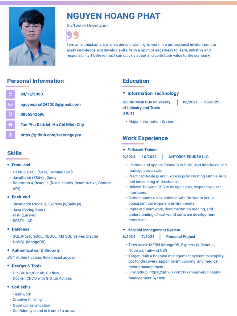 Nguyen Hoang Phat | PDF | Java Script | Computing