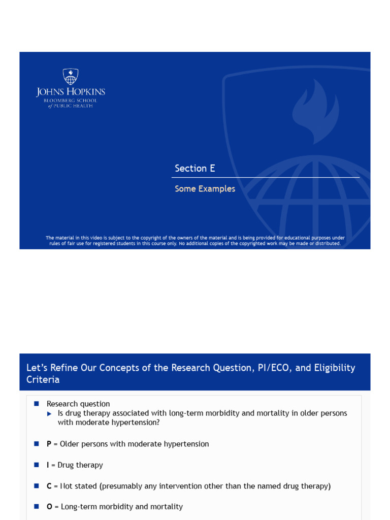 Lec02 FramingTheQuestion Sec E | PDF